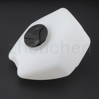 1L White Gas Fuel Tank For Chinese 47cc 49cc 2 stroke Minimoto Pocket Bike Mini Moto Crosser Motorcycle Dirt Bike parts