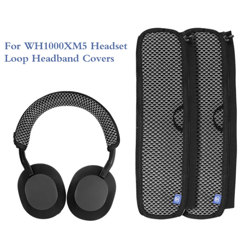 Headband Cover Loop Headband Cover Headband Cushions for WH1000XM5 Headphone Sleeves Protectors Flexible Headbeam Cover