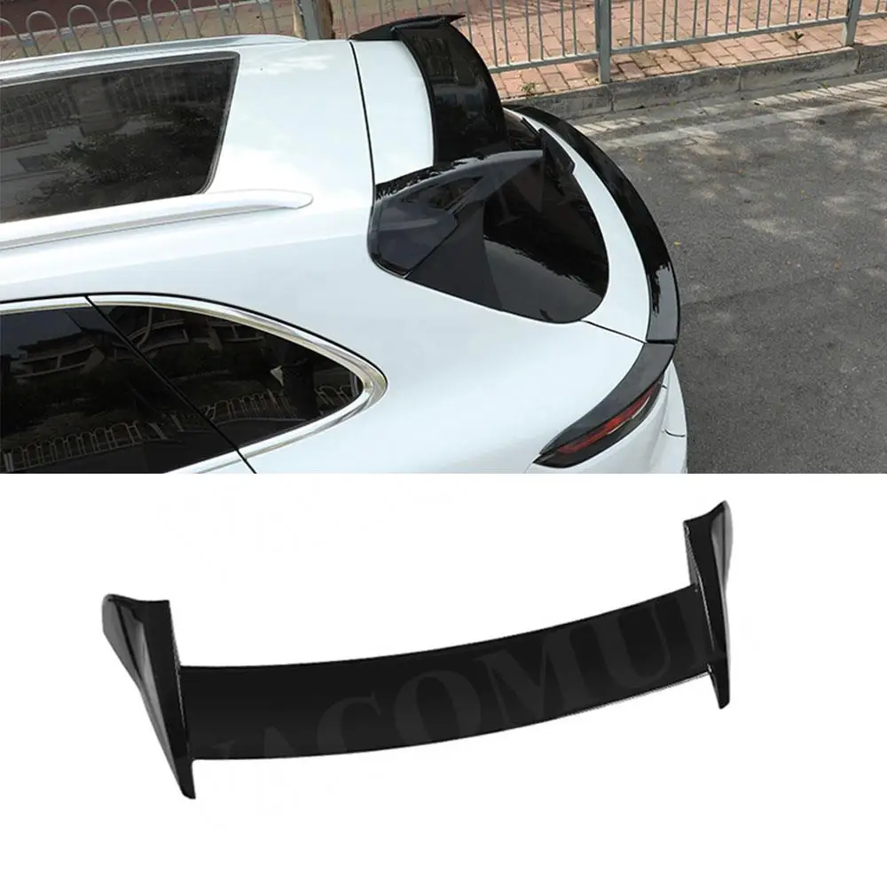 

VACOMUL Carbon Fiber/FRP Rear Roof Spoiler Lip Wings Car Top Covers for Porsche Cayenne 2018-2021 Auto Styling