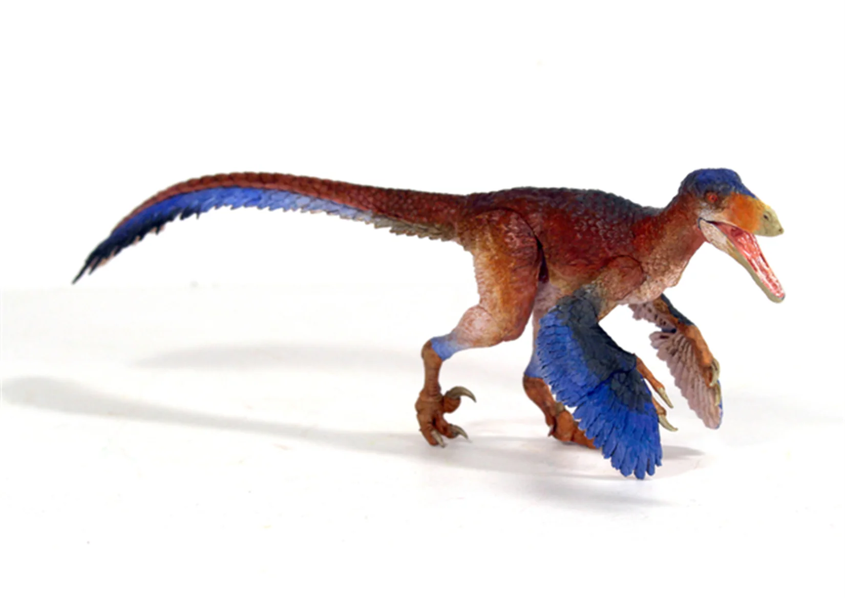 สัตว์ร้ายแห่งยุคมีโอโซอิก โมเดลไดโนเสาร์เดอไนนิคัส แอนติร็อปัส ขนาด 1:18 ของสะสม ฟิกเกอร์แอคชั่น ของเล่นตกแต่งฉาก