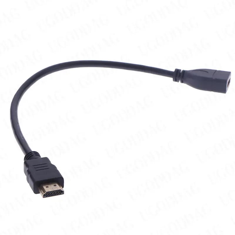 1 Stück 15cm/30cm/100cm HDMI-kompatibles Verlängerung kabel von Stecker zu Buchse HDMI-kompatibles Schutz-Verlängerung kabel