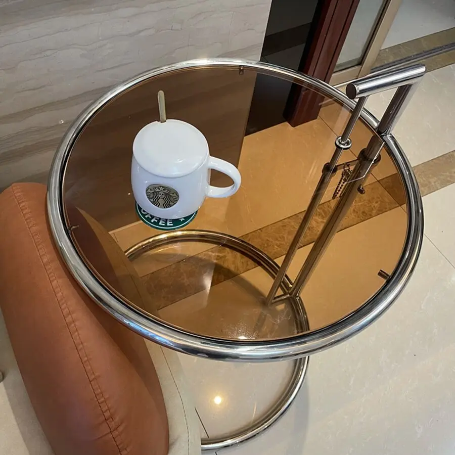 Industrial Gloss Coffee Tables Living Room Tray Italian Design Portable Luxury Safety Side Table Modern Meuble Mobile Furniture