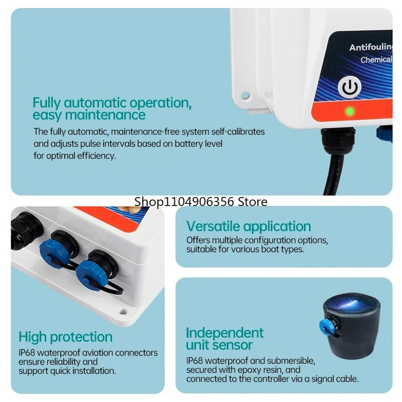 

Ультразвуковая система защиты от налипания грязи для лодок/яхт - предотвращение прилипания морских ракушек, экономия топлива, решение для очистки судов