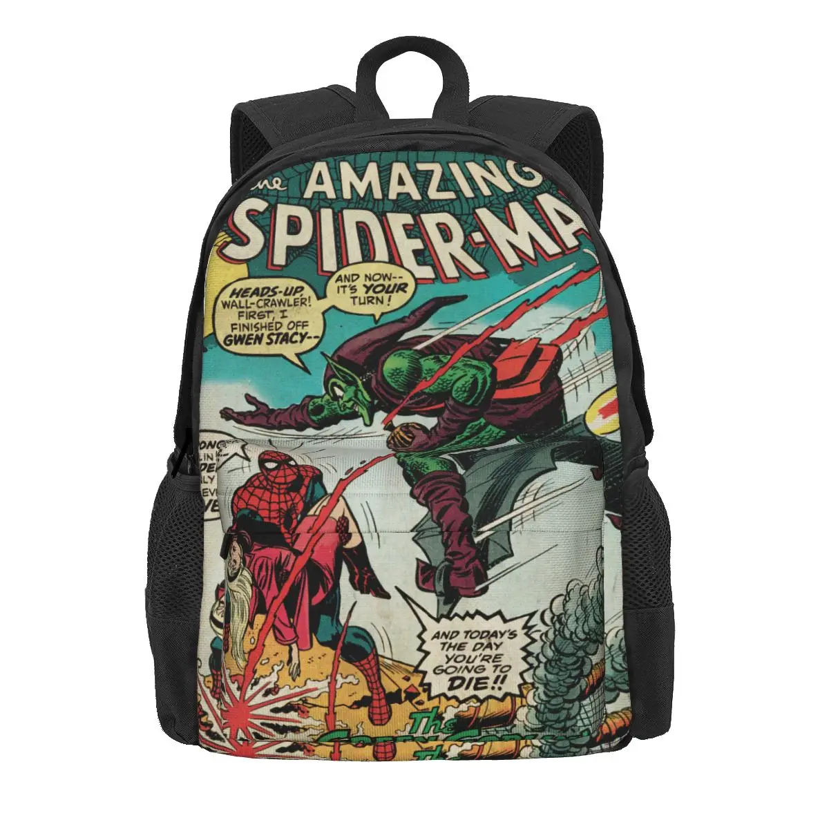 The Amazing Spider-Man Comics Women Backpack Mochila Print Trend Children School Bag Laptop Rucksack Boys Girls Large Rucksack