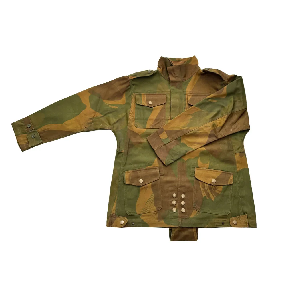 WWII WW2 UK Paratrooper Smock Denison Version 1944 Early Stage Retro Jacket, WW2 Camo Shirt, koszulka ochronna