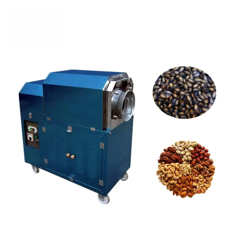 Stainless Steel Almond Cashew Nut Roasting Machine