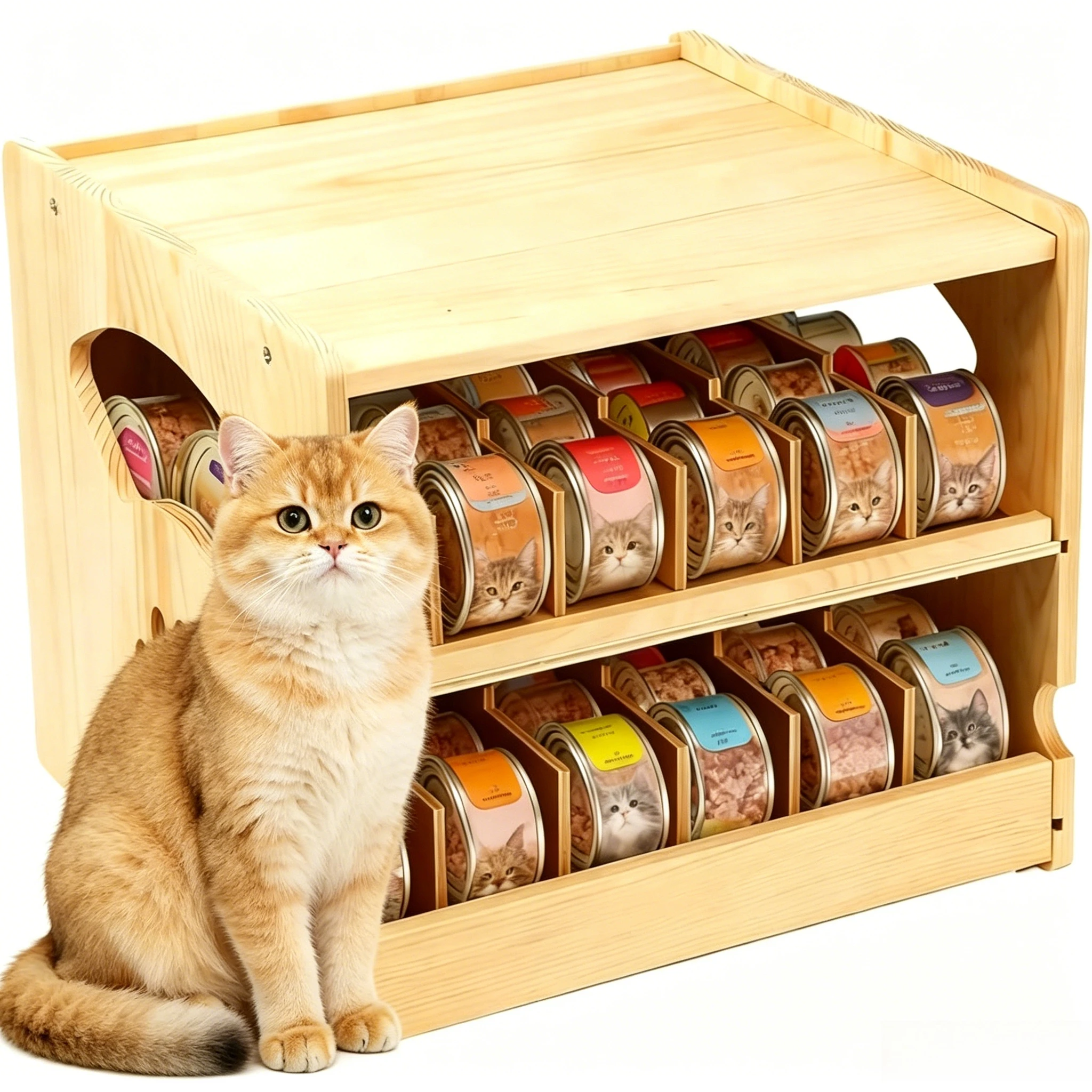 bamboo-cat-food-can-organizer-upgraded-2-tier-stackable-design-holds-42-3oz-cans-perfect-for-pantry-kitchen-durable