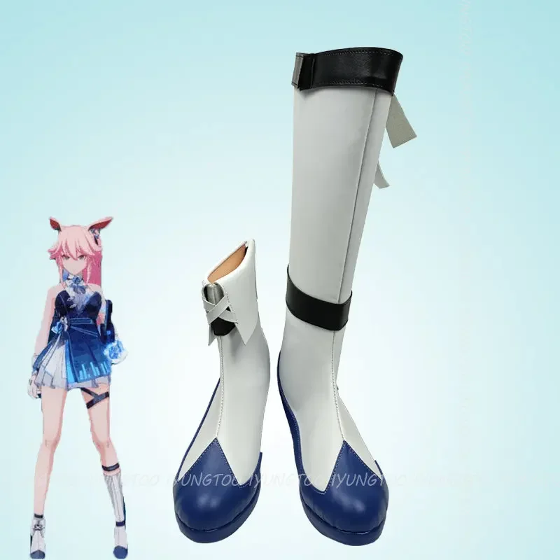 Honkai Impact 3rd Yae Sakura Anime Characters Shoe Cosplay Shoes Boots Party Costume Prop