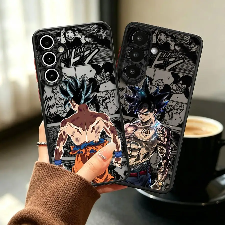 Phone Cover Case for Samsung Galaxy A16 A15 A34 A36 A54 A17 A56 A55 A14 A23 A73 A33 A52S A72 A35 A53 Anime Dragons Balls