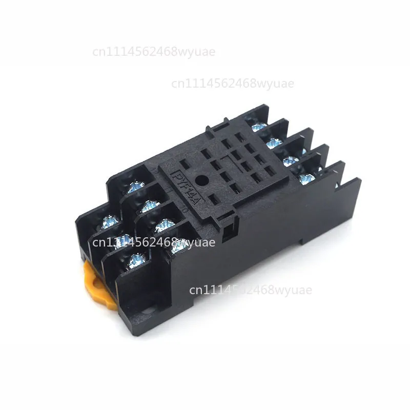 1Pc MY4NJ Electronic Micro Mini Electromagnetic Relay 5A 14PIN Coil 4DPDT With PYF14A Socket Base DC/AC 12V 24V 36V 48V 110V 220