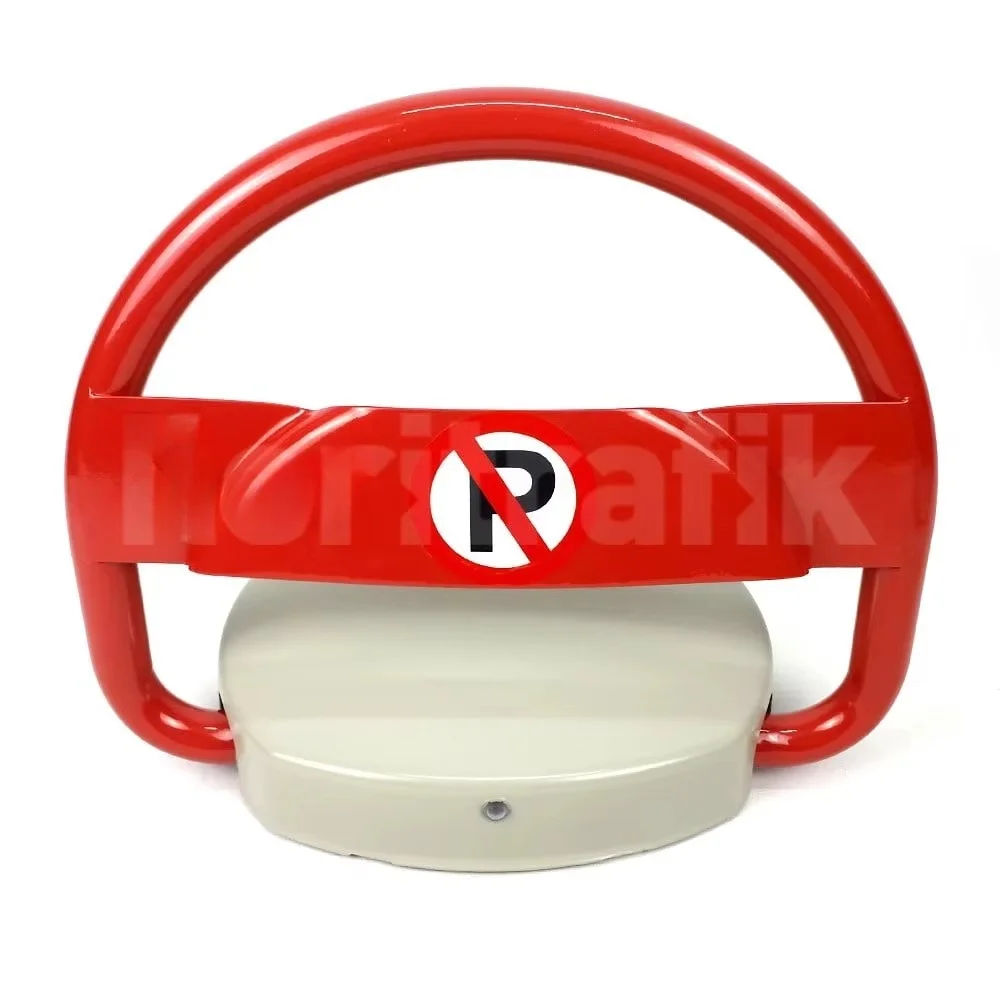 Oval Type Remote Controlled Personal Parking Barrier for Carport and Parking Space Battery Powered