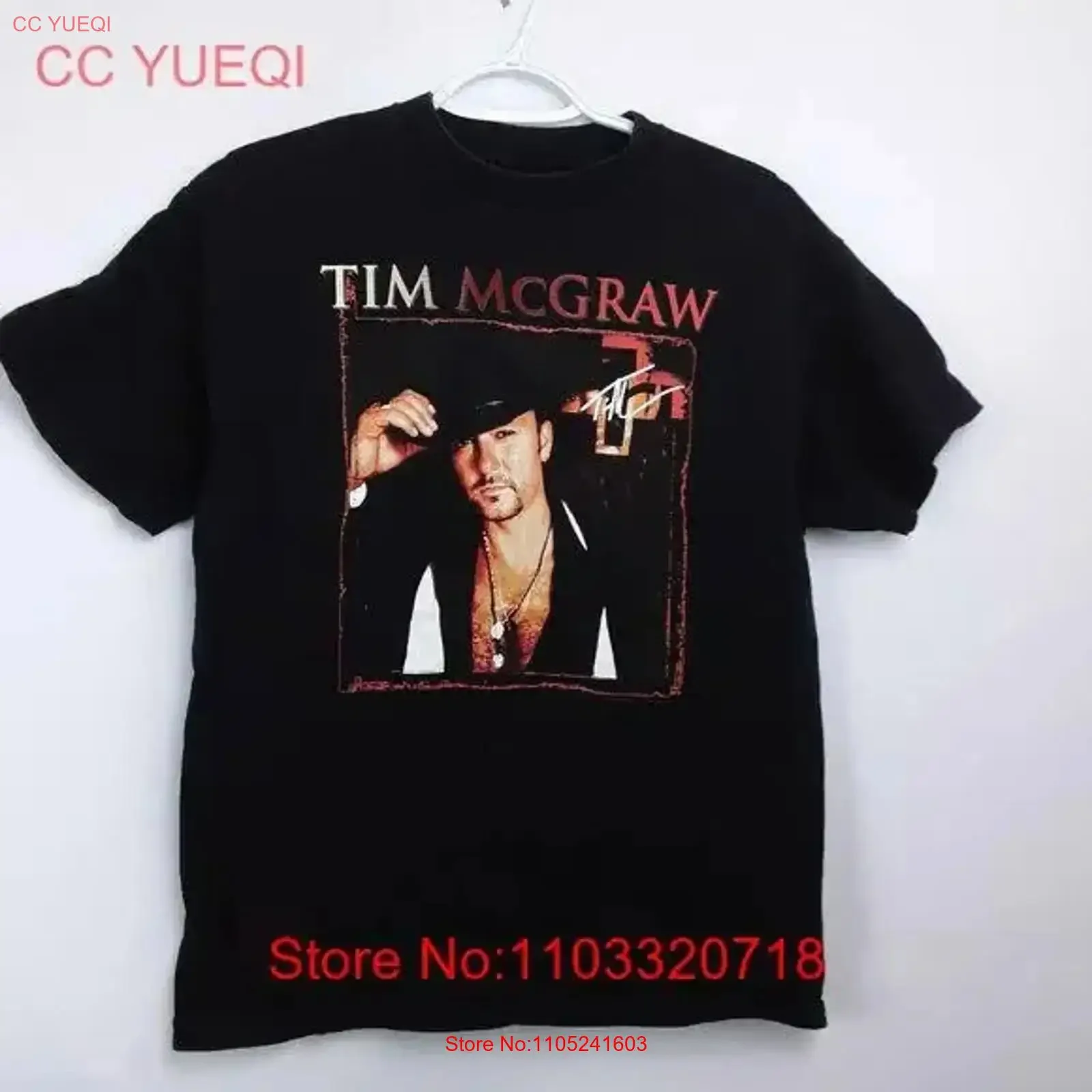 

Хлопковая футболка Tim Mcgraw Concert Tour BL2 501, винтажная, эластичная, дышащая, мягкая, повседневная, для повседневной носки, винтажная