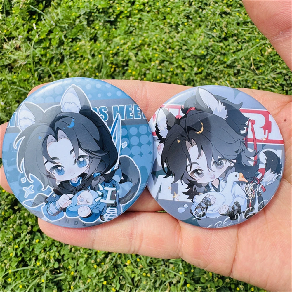 

Game WHERE WINDS MEET Cosplay Costume Badge Pin SPTE Tinplate Brooch Prop Gift