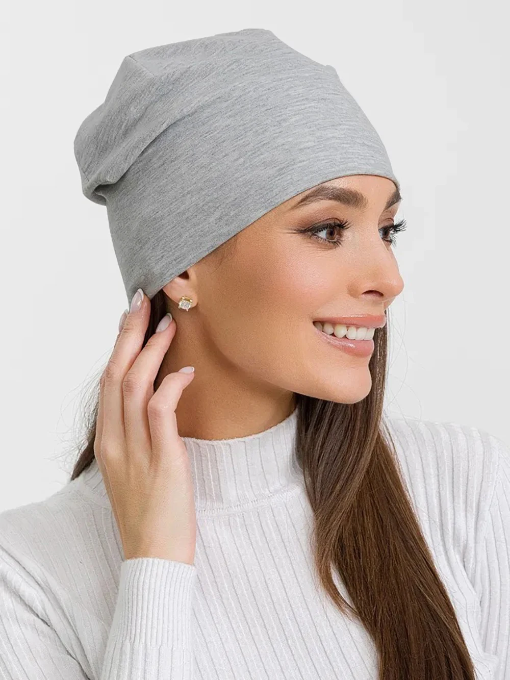 Weiche, leichte, schweißableitende Beanie-Mütze für Damen und Herren, Frühling, Sommer, Outdoor, Yoga, Laufen, Gehen, Workout, Sport – Detail 14