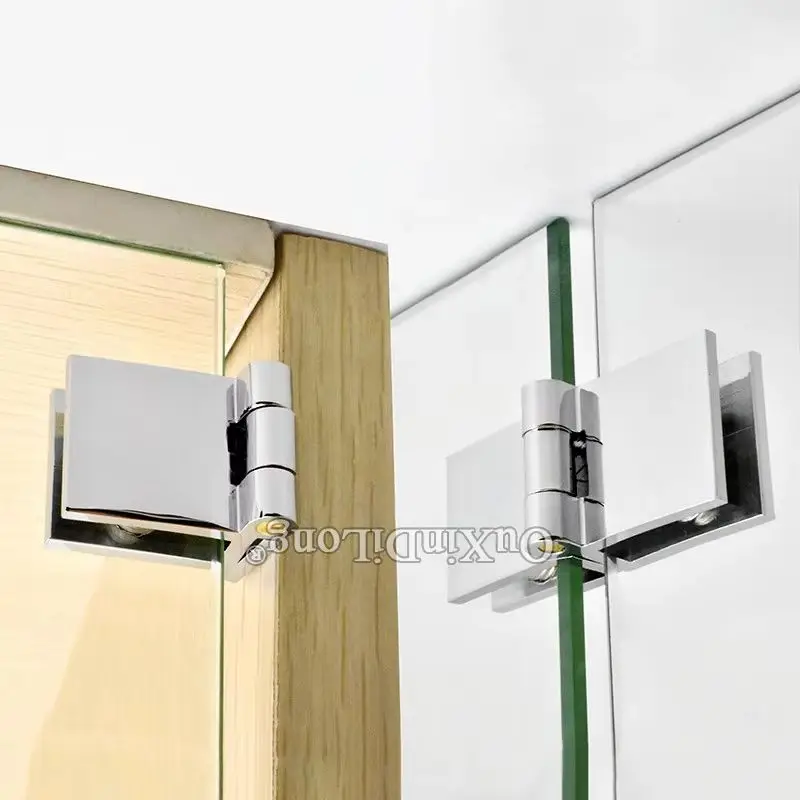 

Фирменная Новинка, 10 шт., твердые латунные петли для стеклянного шкафа, дверные петли для витрины, дверные зажимы для винного шкафа для стекла 5-8 мм