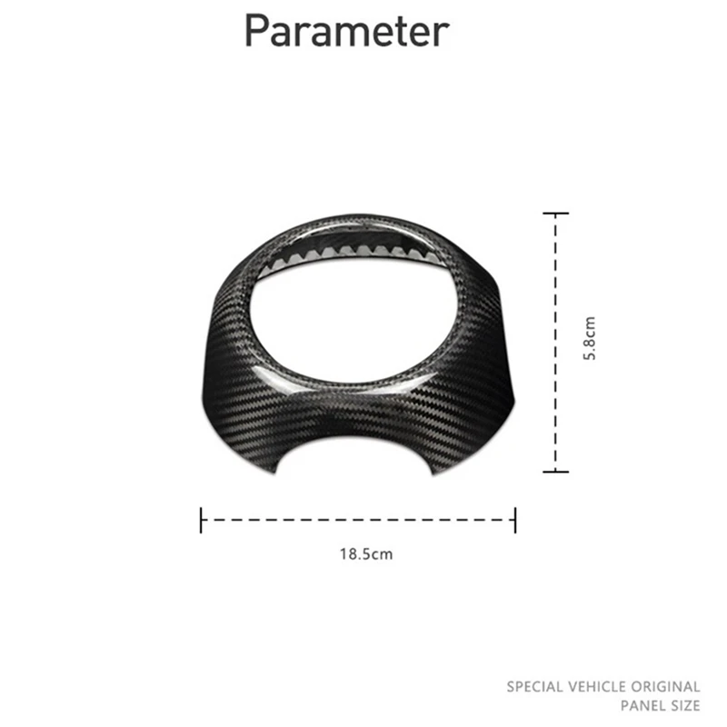 

STE-eReal Carbon Fiber Steering Wheel Airbag Cover for MINI COOPER R55 R56 R57 R58 R60 R61