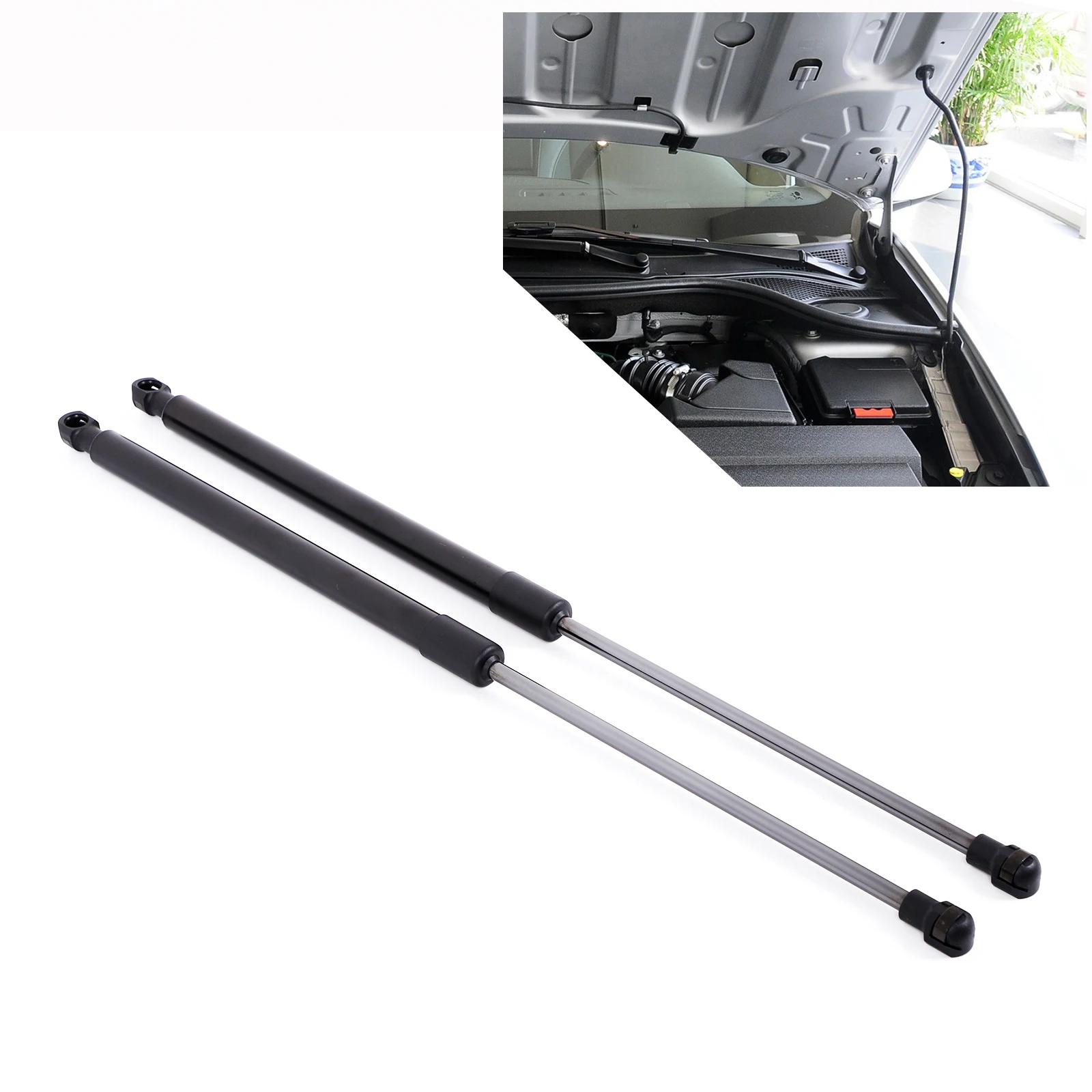 For 2007-2015 Renault Laguna III Front Bonnet Lift Supports Shocks Gas Spring Hydraulic Dampers Piston Prop Rods（OE：844300001R）