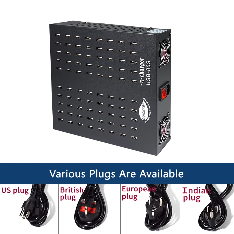 Multi Port Charger 80 Port    Station for Restaurant,hotel,airport Multi Usb Cellphone Quick Charger