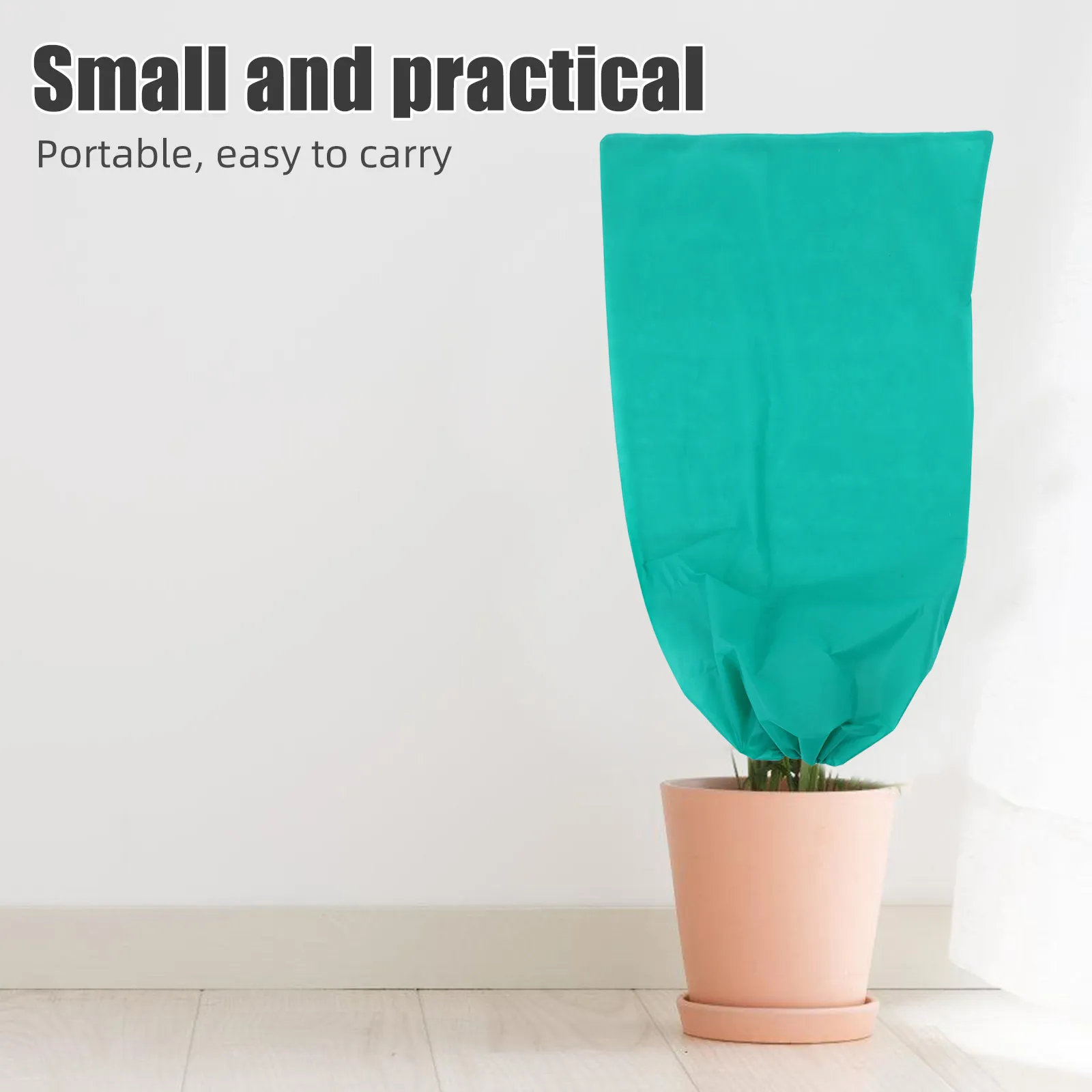 2Pcs Reusable Winter Plant Protection Covers Frost Freeze Protection for Potted Plants Shrubs Fruit Trees Vegetables Drawstring