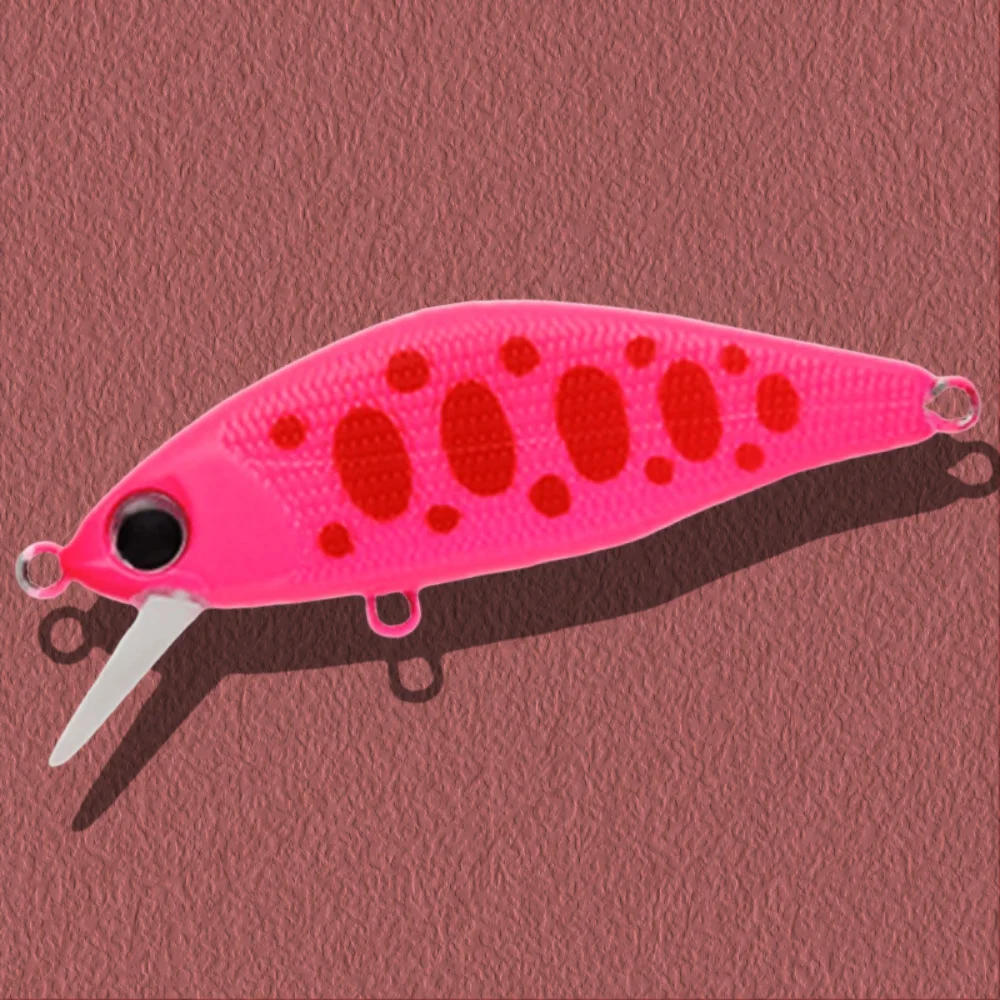 1 قطعة أسماك غرق 45 مللي متر 4 جرام طعوم صيد مسطحة الاصطناعي Wobblers الطعوم الصلبة المياه العذبة بايك سمك السلمون المرقط كرنك معالجة Ima Issen 45S #5