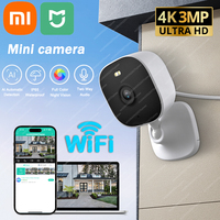 Xiaomi 4K HD Mini Wireless Camera Wide-angle Webcams Indoor Monitoring APPWith Night Version 2-way Audio IP65 Waterproof Camera﻿