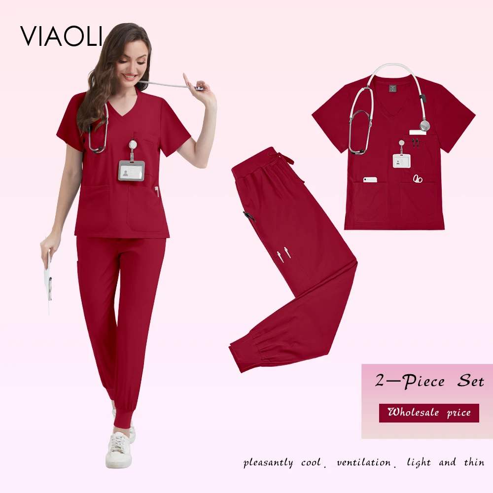 uniformes-cirurgicos-mulher-pet-clinica-beleza-cuidados-de-saude-workwear-respiravel-elastico-esfrega-uniforme-medico-conjunto-uniforme-clinico-terno