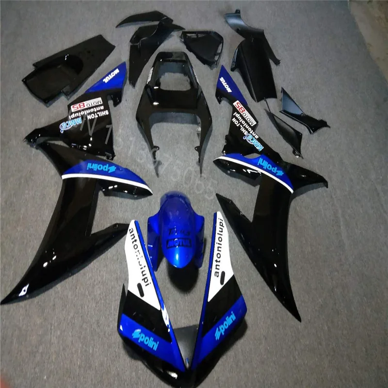 

Injection molding Motorcycle Fairing fit for YZFR1 02 03 YZFR1 2002- 2003 YZFR1 02- 03 white black white Plastic Fairing