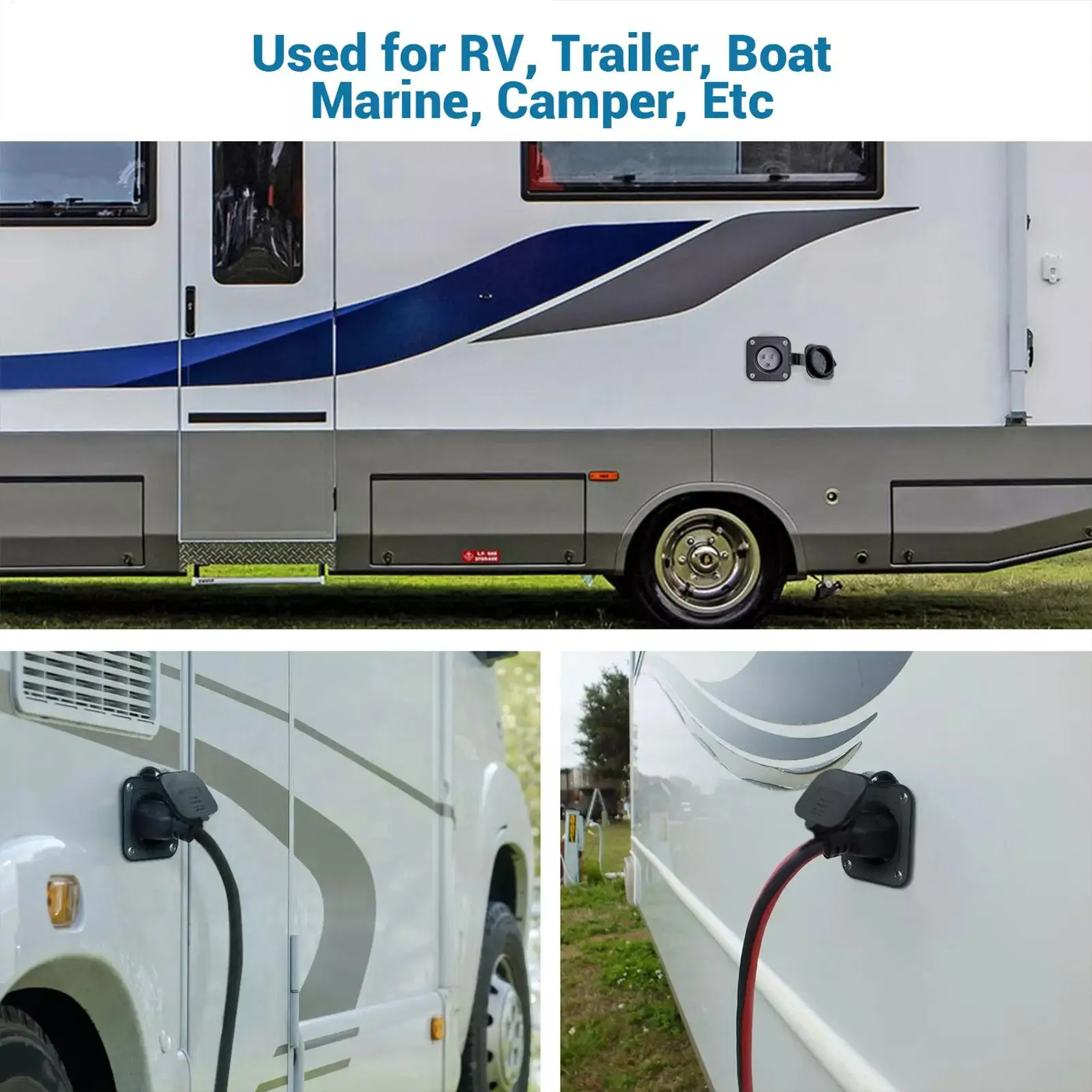 

Вход питания 15 А/125 В Многофункциональная розетка Шору Блок питания Розетка для зарядки Путешествия Открытый кемпинг Утилита