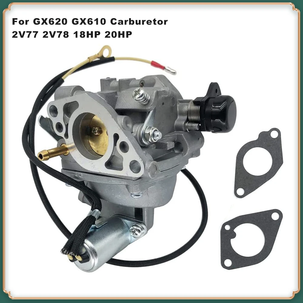 

Carburetor for GX620 GX610 Engine 18HP 20HP - Replaces Honda 2V77 2V78, Fits Generator & Trimmer