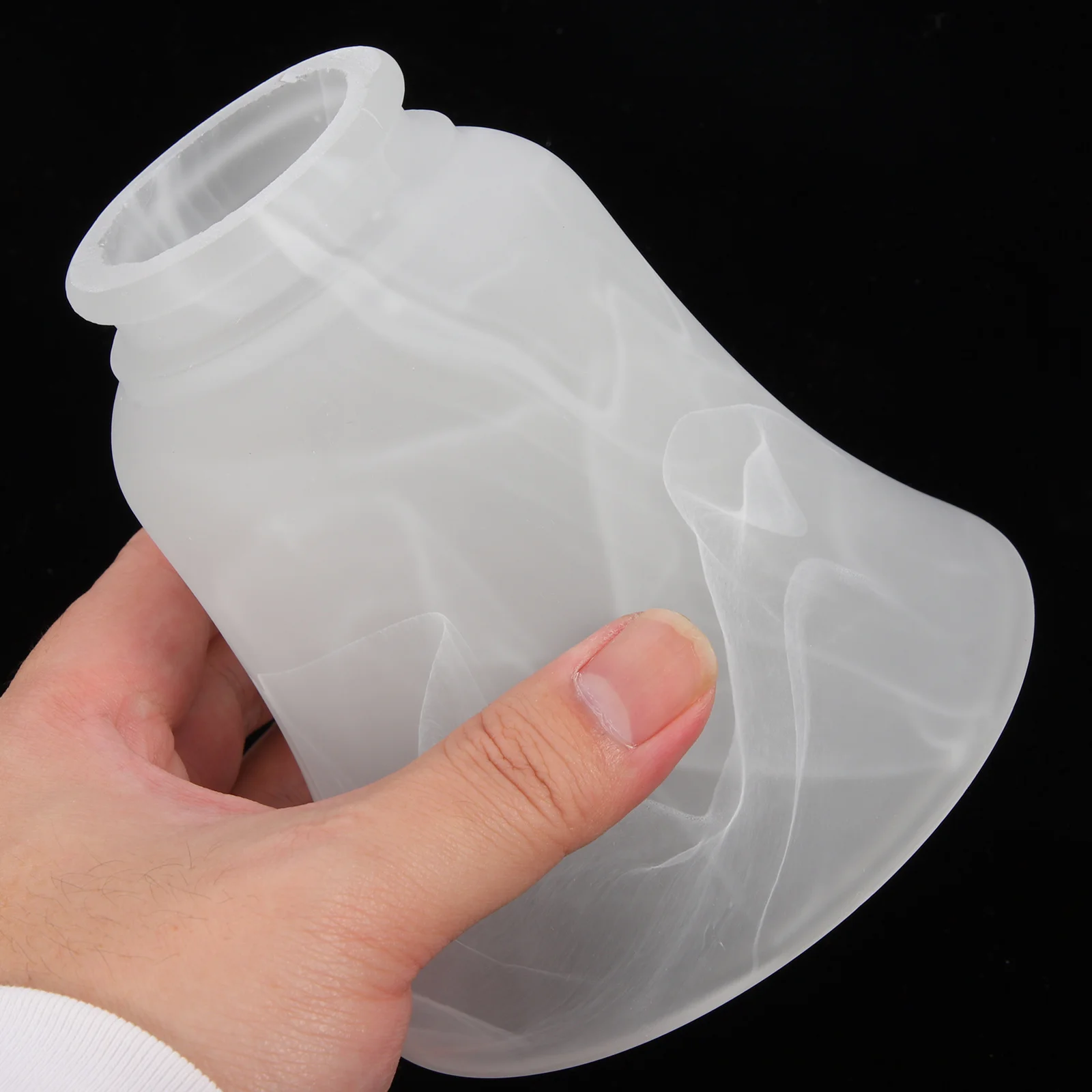 

2 шт. прочные стеклянные абажуры в виде снежинок для люстр, декоративный осветительный аксессуар с успокаивающими стеклянными абажурами