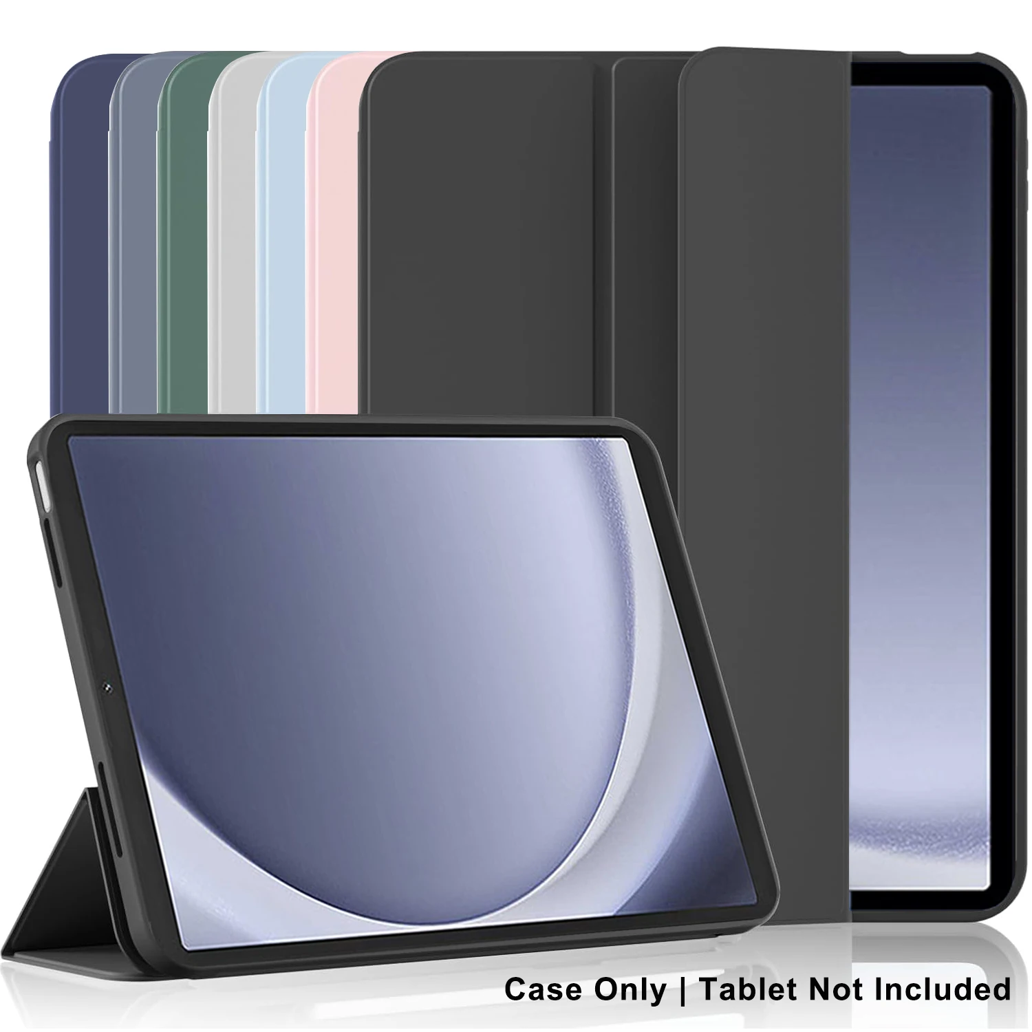 Tri-fold Flip Case For Samsung Galaxy Tab A9 2023 8.7'' SM-X110 SM-X115 Magnetic Stand PU Leather Protective Cover