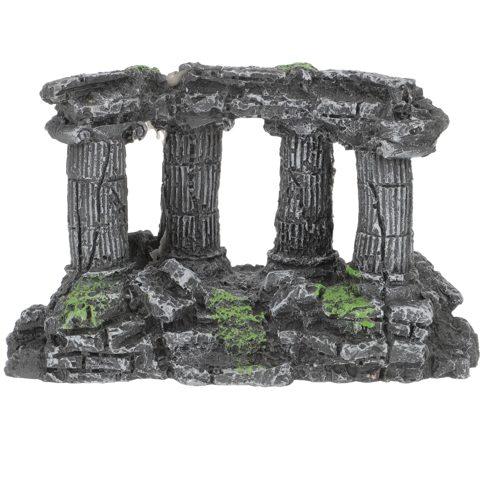 

Resin Roman Column Aquarium Decor Fish Tank Landscape Ornament Realistic Underwater Shelter for Fish and Shrimp Tank Accessories
