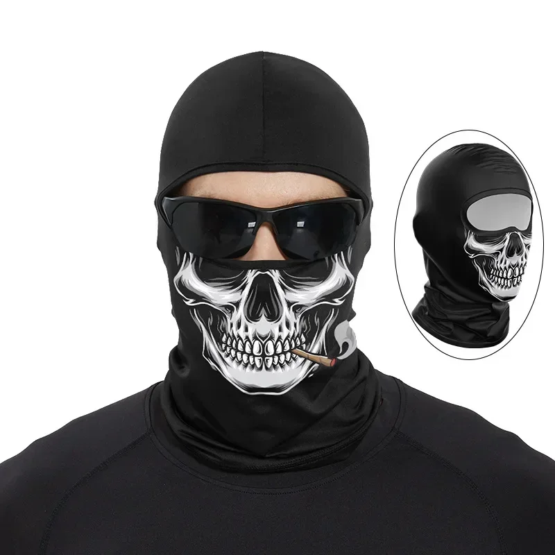 Multifunctional Balaclava For Men Motorcycle Riding Neck Face Protection Outdoor Quick-dry Elastic Cycling Face Mask Hood Caps