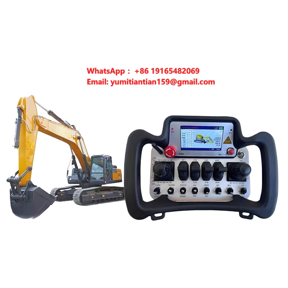 Electric Wireless Remote Control System Pilot Valve Hydraulic Lifting Excavator Remote Industrial Controller 433mhz