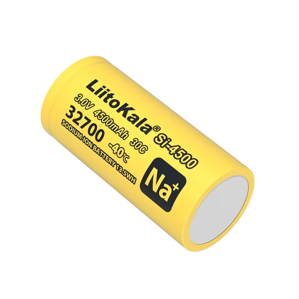 New Original LiitoKala Si-4500 3.1V Sodium-ion 4500mAh 32700 Rechargeable Battery Low-temperature Cell High Rate 10C Discharge