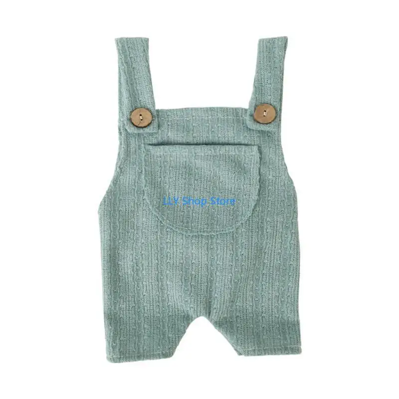 

T8UD Photo Props for Baby Girl Boys Suspender Jumpsuits Newborns Monthly Party Photo Clothes Photography Outfit