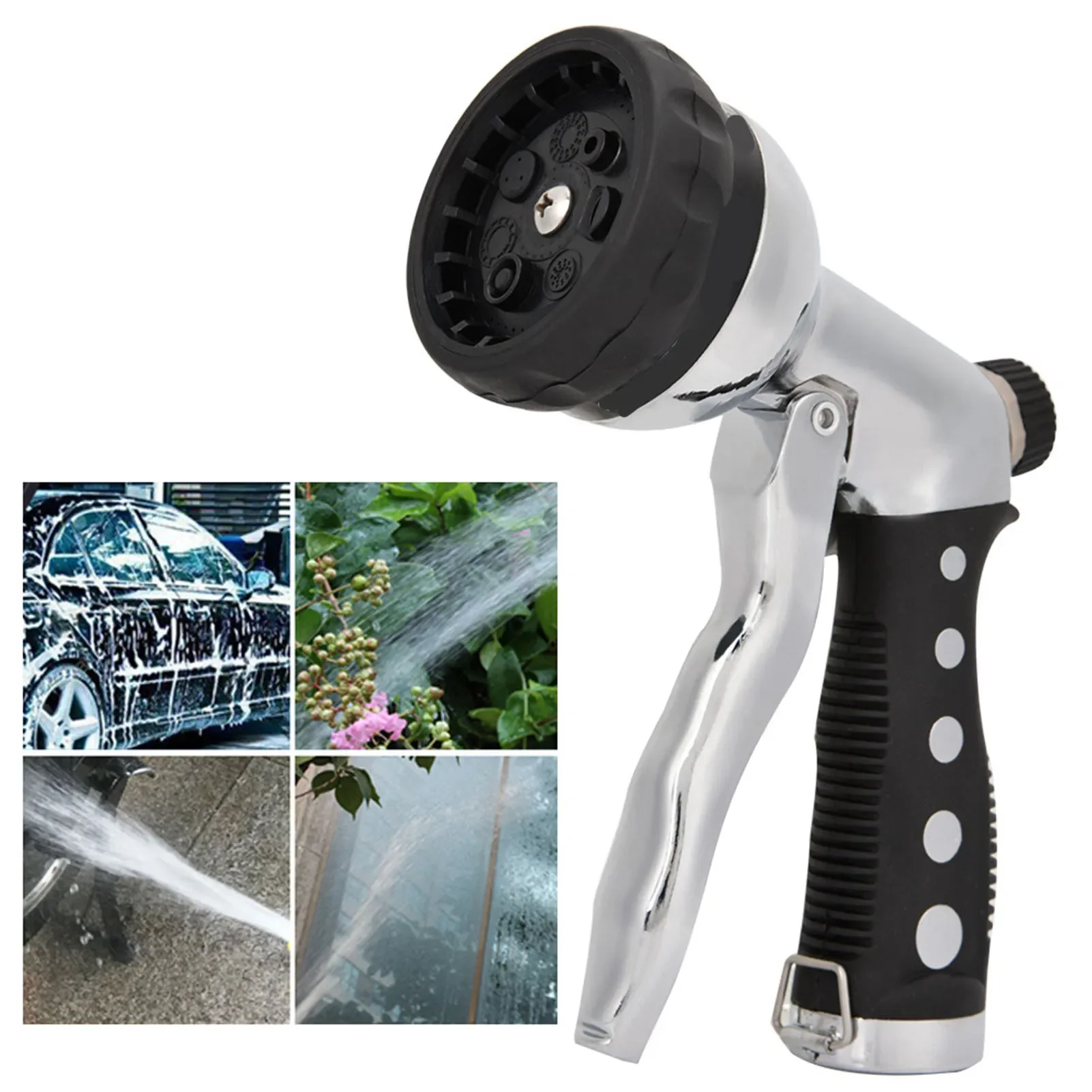 7 Kinds Of Water Flows Multifunction Water Gun Hose Nozzle High Pressure Garden Yard Sprayer Car Washing Tool