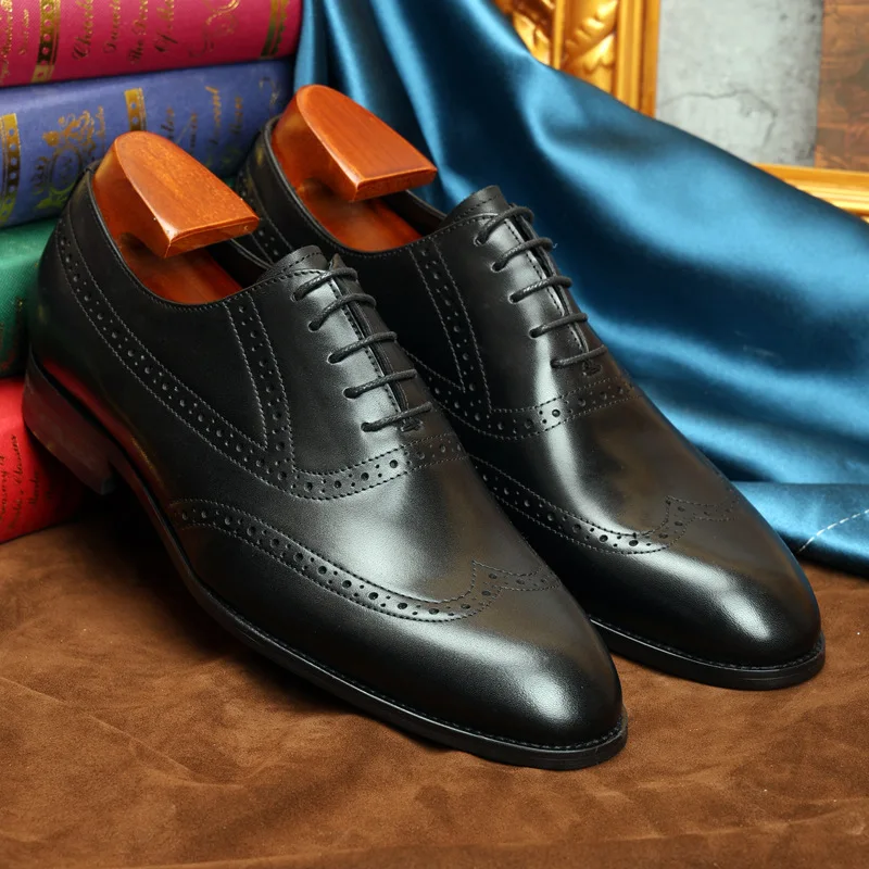 Ormal Brock Oxford Shoes At The Factory Price Supports What Men's Dress Shoes Are in Style