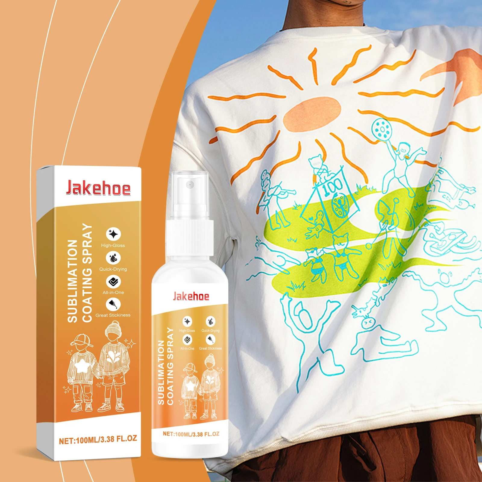Cotton Sublimation Coating Liquid Sublimation Coating Spray for Mugs Sublimation Ink Pretreatment Spray Heat Transfer