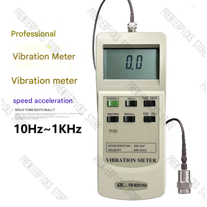 Portable High Precision Motor Bearing Digital Vibration Meter