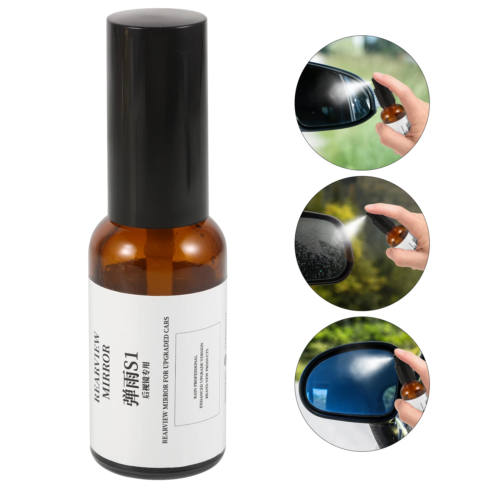 

Rain Repellent Spray 30ml Hydrophobic Windshield Coating Car Window Glass Cleaner Side Mirror Protection