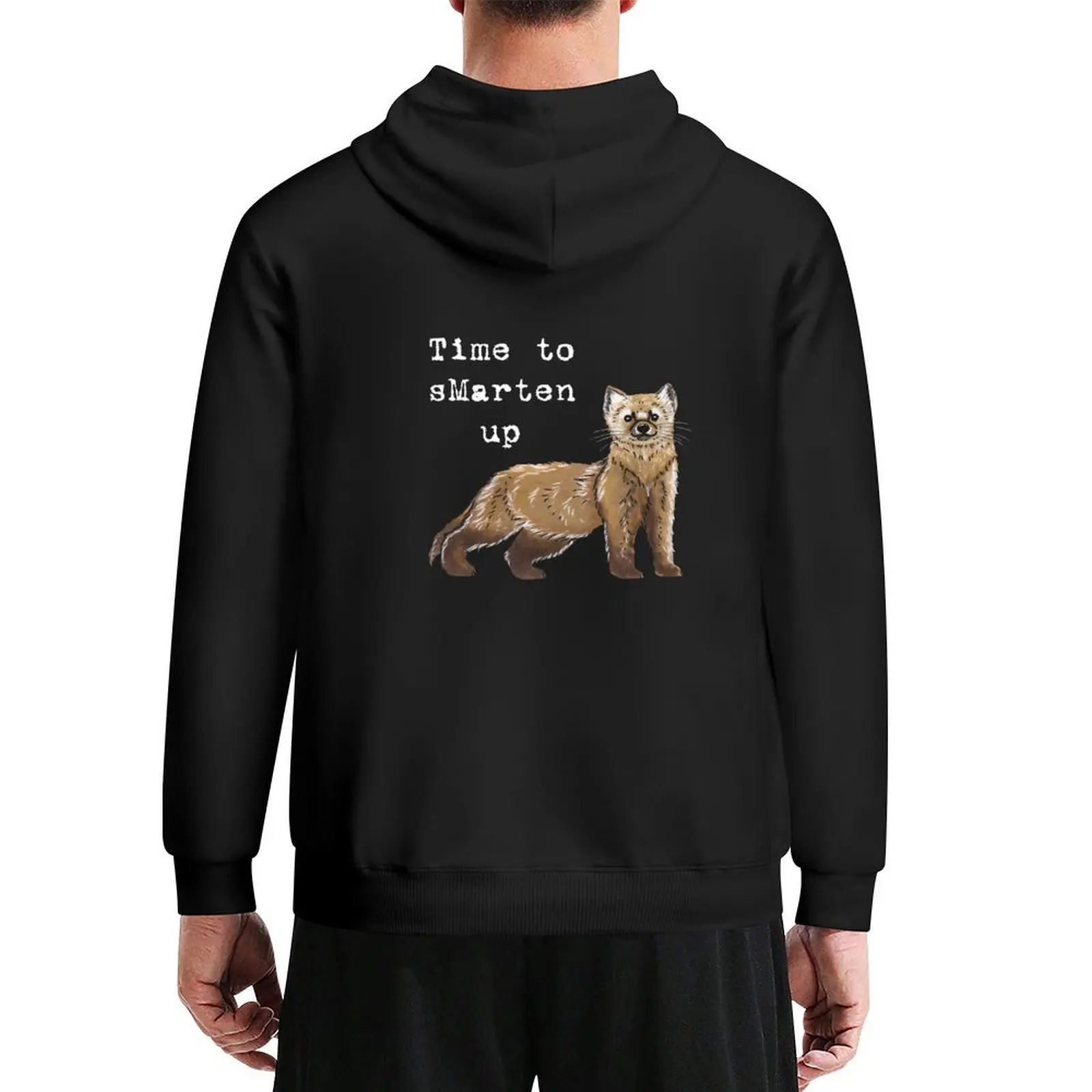 

Pine Marten - Animal series Hoodie japanese style hooded shirt anime clothing men's sweat-shirt man hoodie