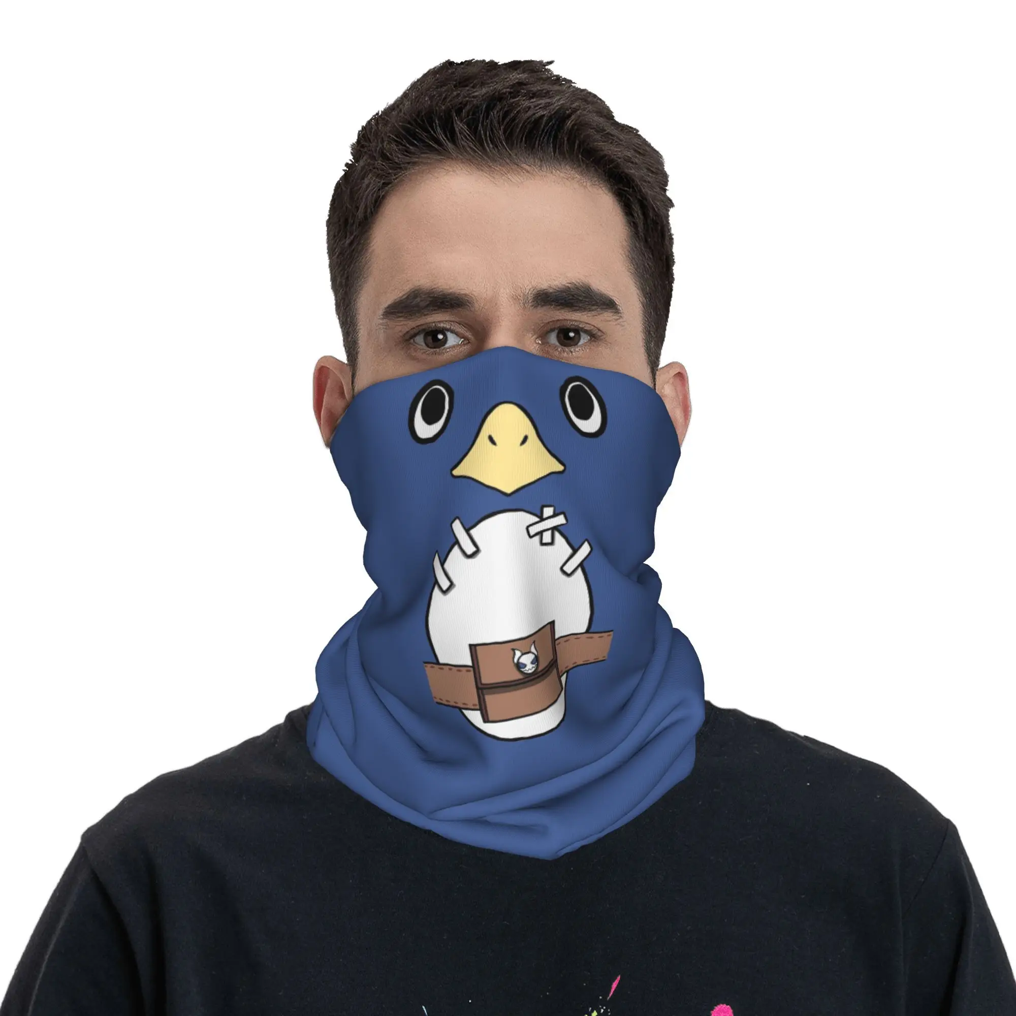 Be a Prinny, Dood Bandana Neck Gaiter Printed Wrap Scarf Multifunction Face Mask Running For Men Women Adult Breathable