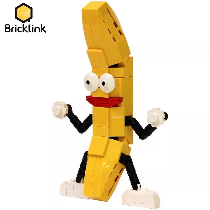 Bricklink Ideas MOC Dancing Banana Man Creative Expert Building Blocks Toys For Children Christmas Gift