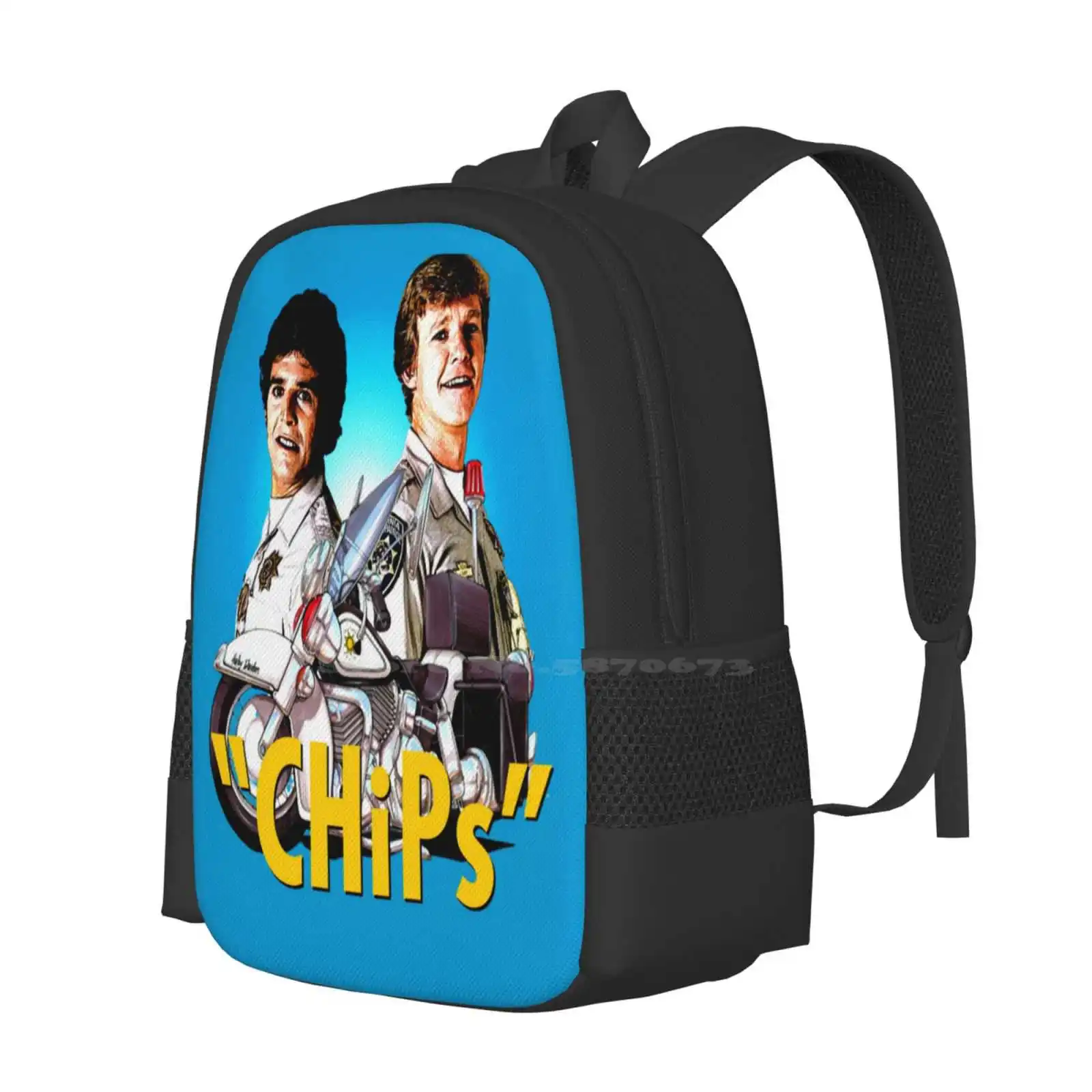 Tv Series Chips Hot Sale Schoolbag Backpack Fashion Bags Motorcycle Chips Chips Tv Series 80 Years 80S 90S