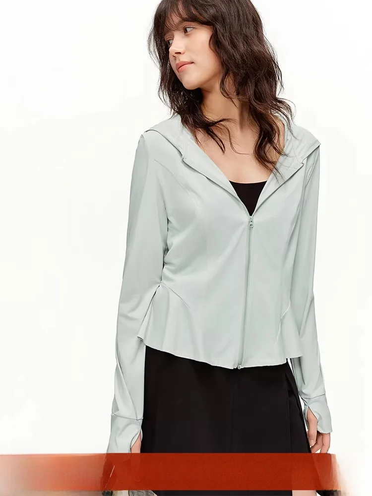 

Летняя тонкая женская куртка с капюшоном для защиты от солнца, с цветочным принтом, для подружек невесты, модный тонкий дизайн