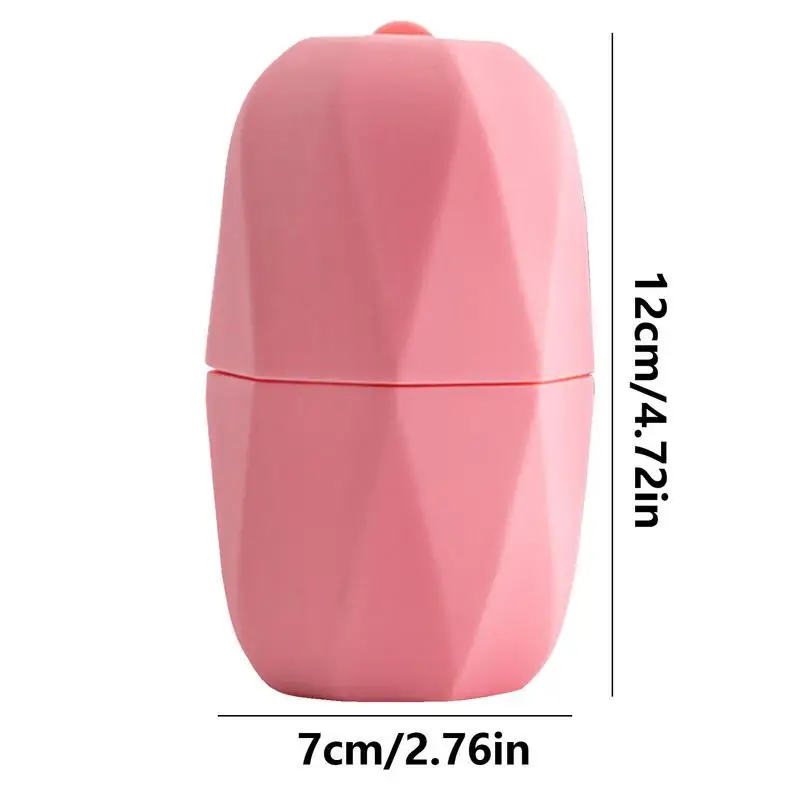 Stampo per ghiaccio in Silicone stampi e vassoi per cubetti di ghiaccio riutilizzabili rullo per il viso di ghiaccio tonificante per la pelle naturale per strumenti per la cura della pelle cubo per il viso di ghiaccio