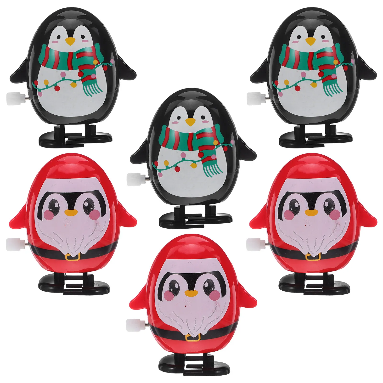 

6Pcs Walking - Cute Clockwork Mechanism Kids Playset - No Required Interactive Holiday Gift - Christmas