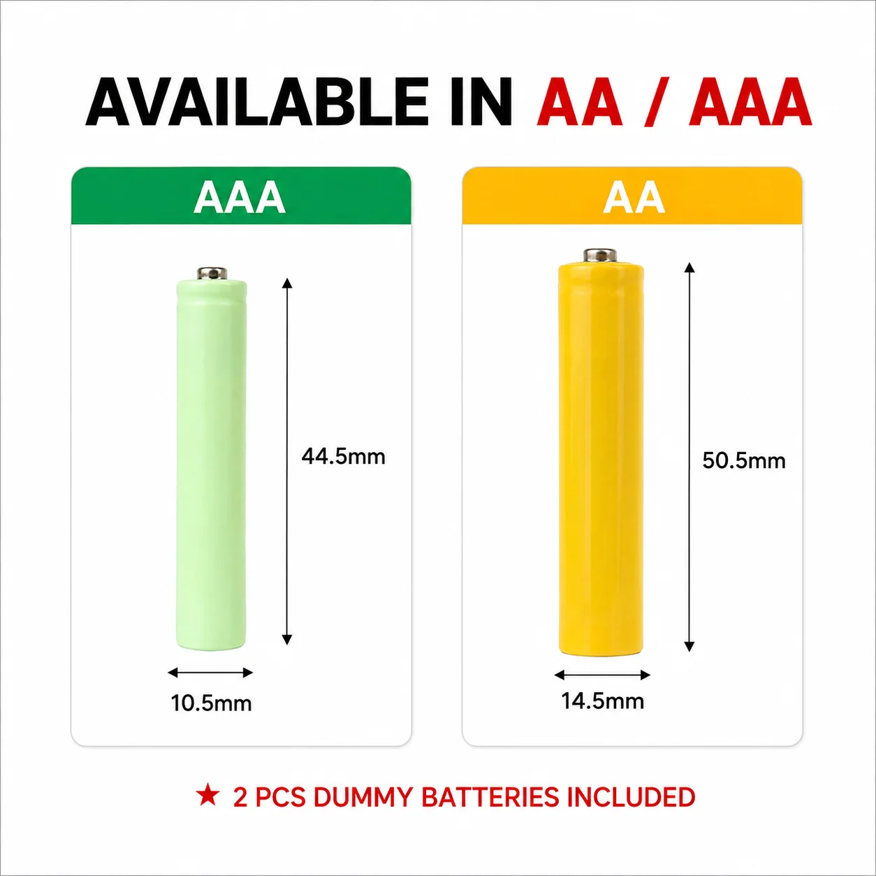 USB 5V to 3V Dummy Battery Power Cable AA AAA Battery Eliminator Adapter Replacement Power Supply Cord 1M 2M