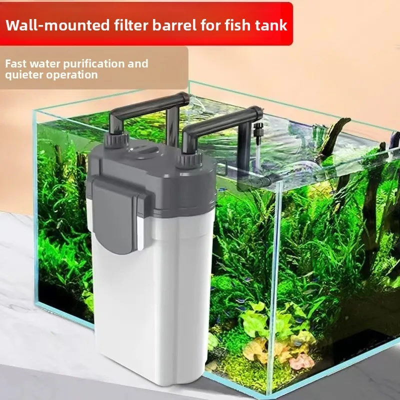 Songbao fish tank wall-mounted filter bucket three-in-one external filter small grass tank external circulation pump